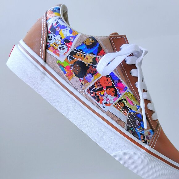 Vans Women's Old Skool Vans X Disney 100th Anniversary Sneaker in Amazing Multi - Picture 8 of 15